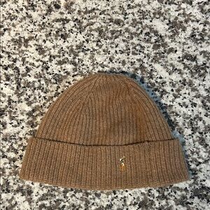 Ralph Lauren Tan Knit Beanie